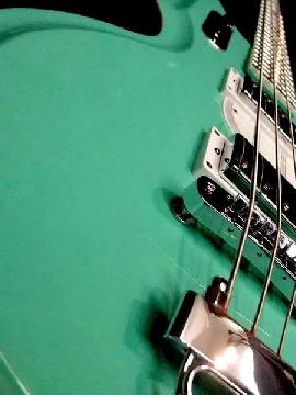 Airline Map Bass - Seafoam Green - Left Handed