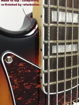 Fender Squier Vintage Modified Bass Vi 6-String Electric Bass - Sunburst