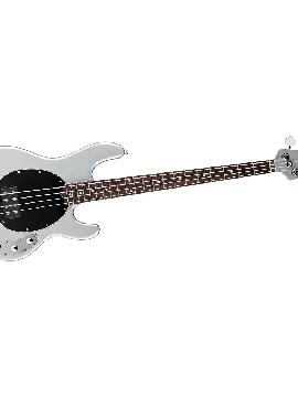 Sterling by Music Man Ray34ca Classic Active Bass Guitar Silver Metallic