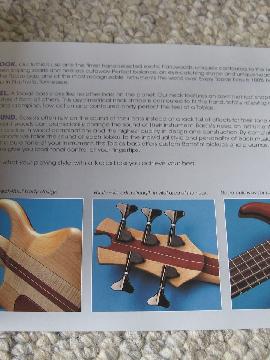 Tobias Bass Guitar Catalog Gibson era c.1999 The Classic, Growler Etc. .