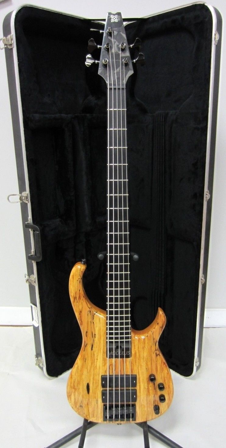 Modulus Q5 Quantum Graphite Carbon Fiber Neck 5 String Bass w/ Spalted