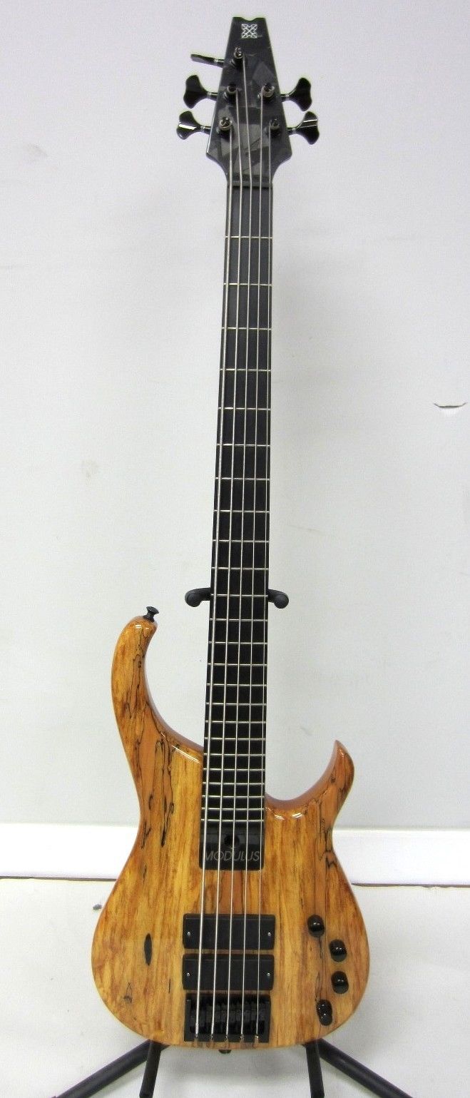Modulus Q5 Quantum Graphite Carbon Fiber Neck 5 String Bass w/ Spalted